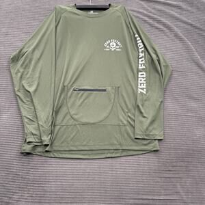 Zero Foxtrot Shirt Mens 2XL Long Sleeve Performance Pullover Pocket Polyester